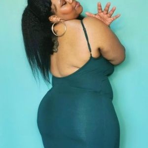 NIB Manners London Nata Dress in Forest Green